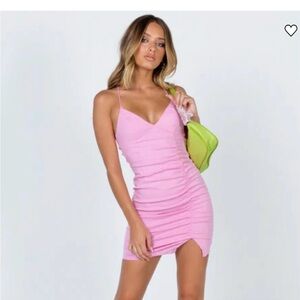 Princess Polly Pink Backless Dress